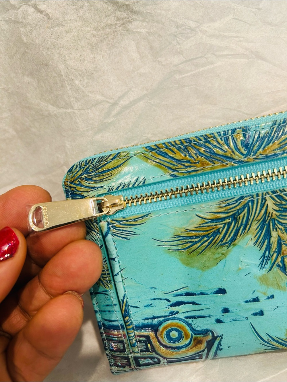 Brahmin Tropic Blue Copa Cabana Suri - Picture 5 of 9